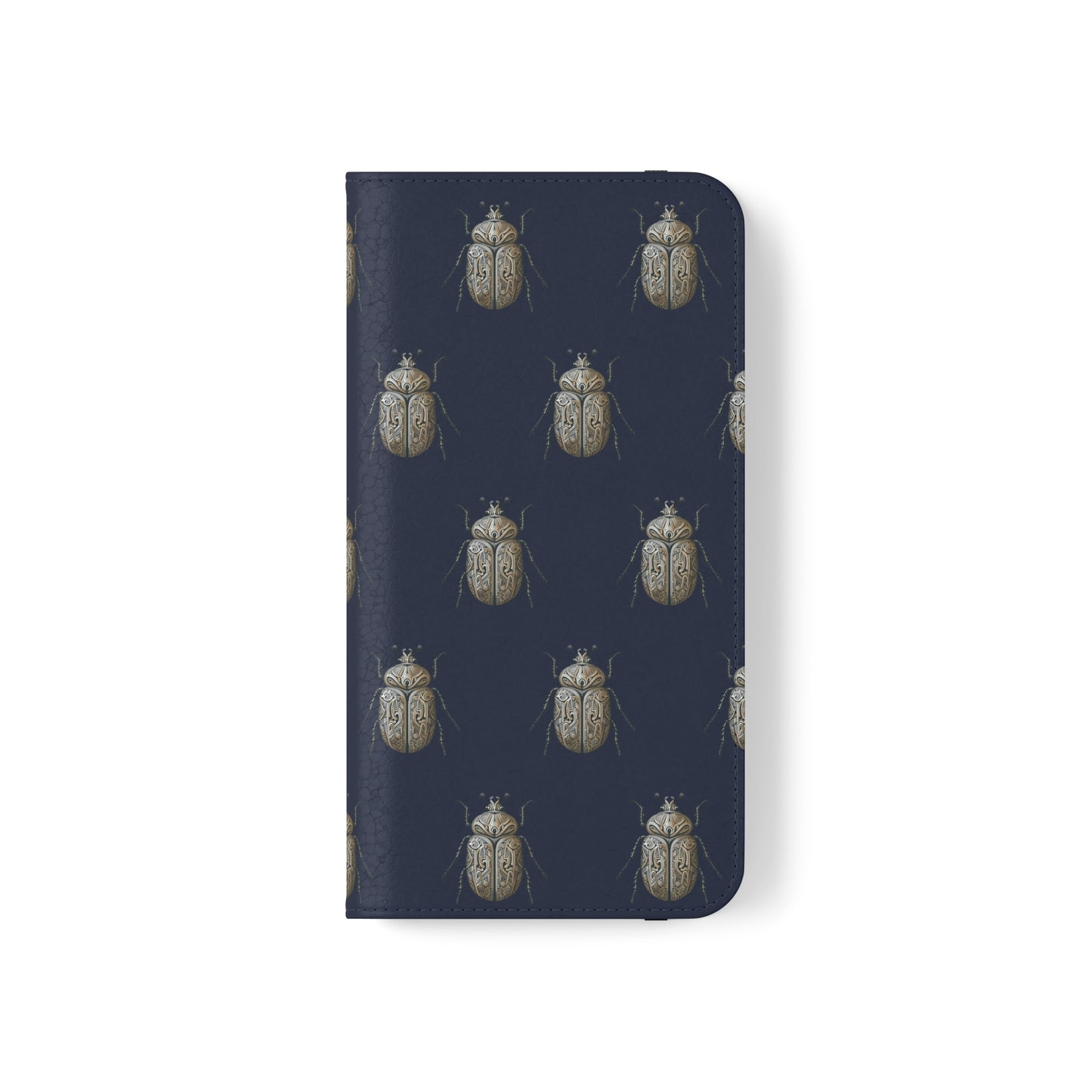 Carved Beetle Flip Cases for iPhone/Samsung - navy