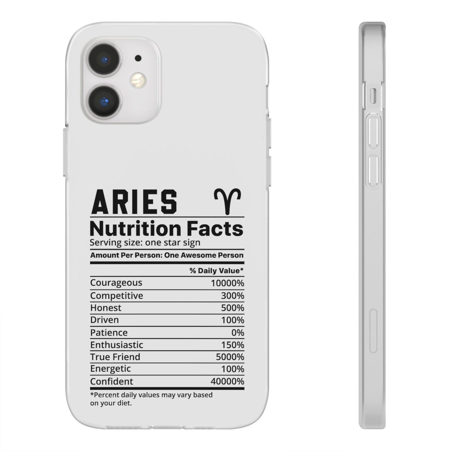 Aries Nutrition Flexi Cases iPhone/Samsung with Gift Wrapping Option