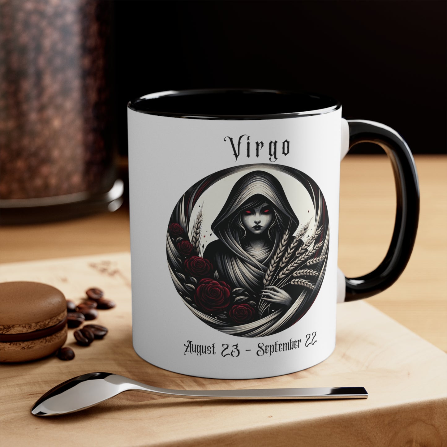 Gothic Virgo Colorful Accent Mugs, 11oz