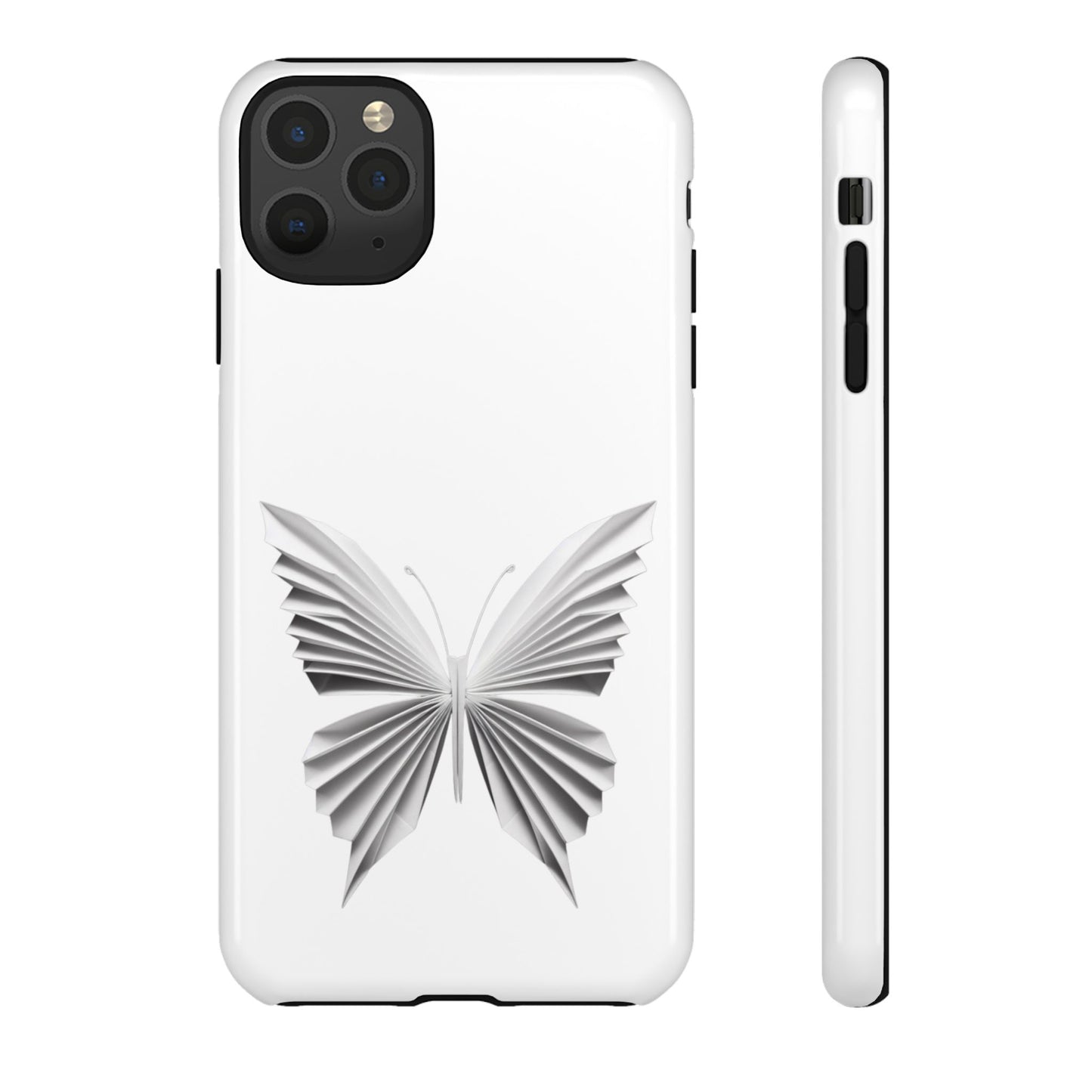 Origami White Butterfly Tough Cases iPhone/Google/Samsung