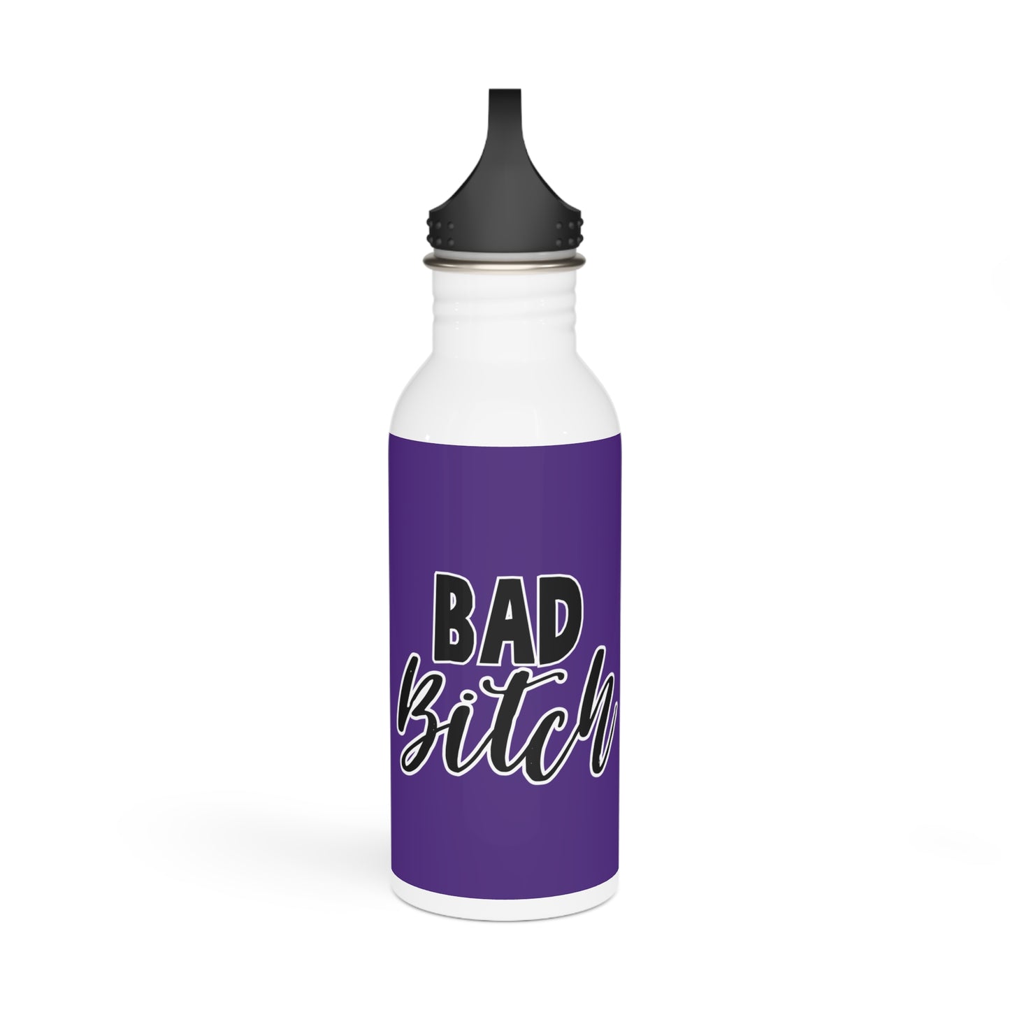 Bad Bitch Stylish Stainless Steel Water Bottle - Eco-Friendly, Durable, Perfect for On-the-Go - Purple