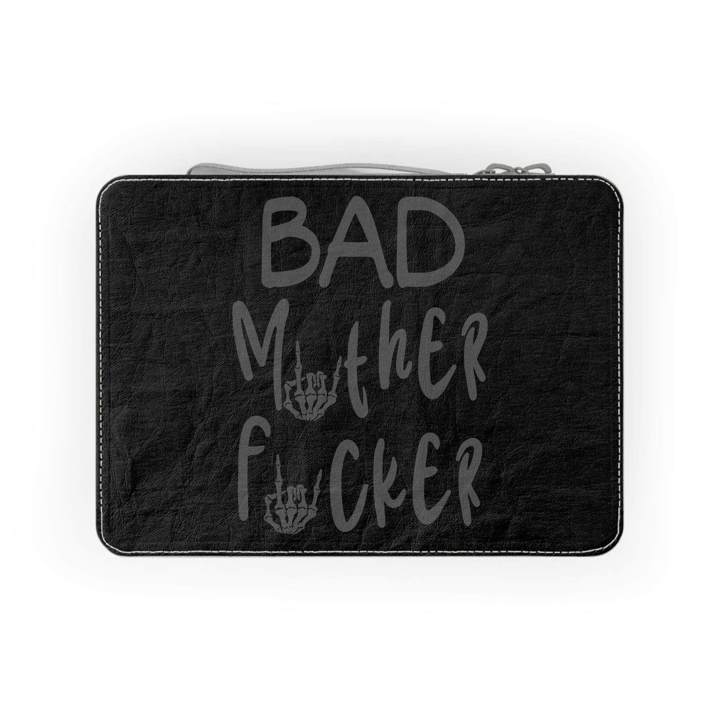 Bad Mother F#*ker Paper Lunch Bag  - Black