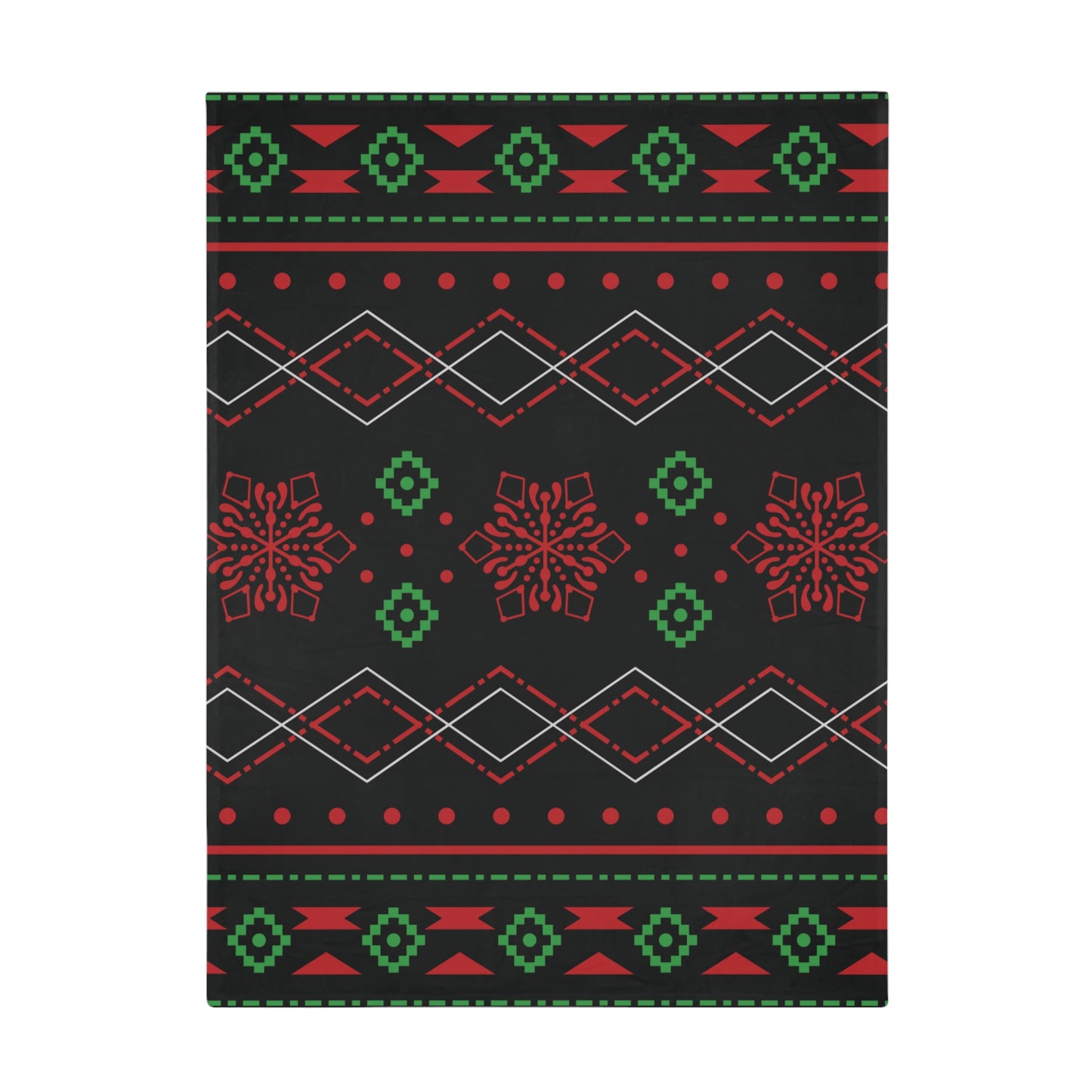 Ugly Christmas Sweater Plush Fleece Blanket #4