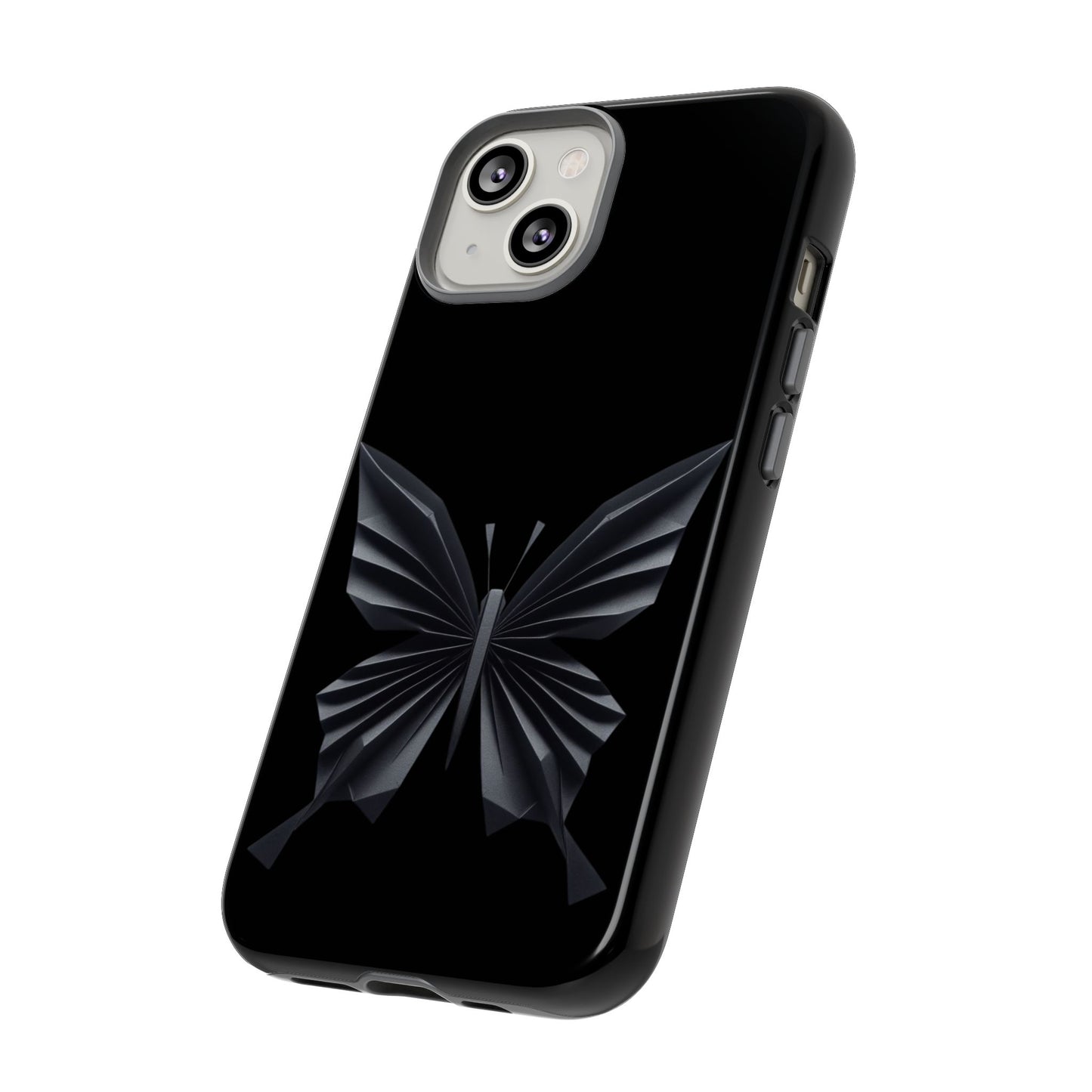 Origami Black Butterfly Tough Cases iPhone/Google/Samsung