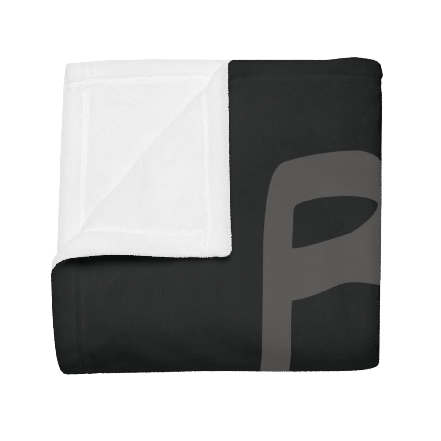 Bad Mother F#*ker Plush Fleece Blanket - Black & Grey