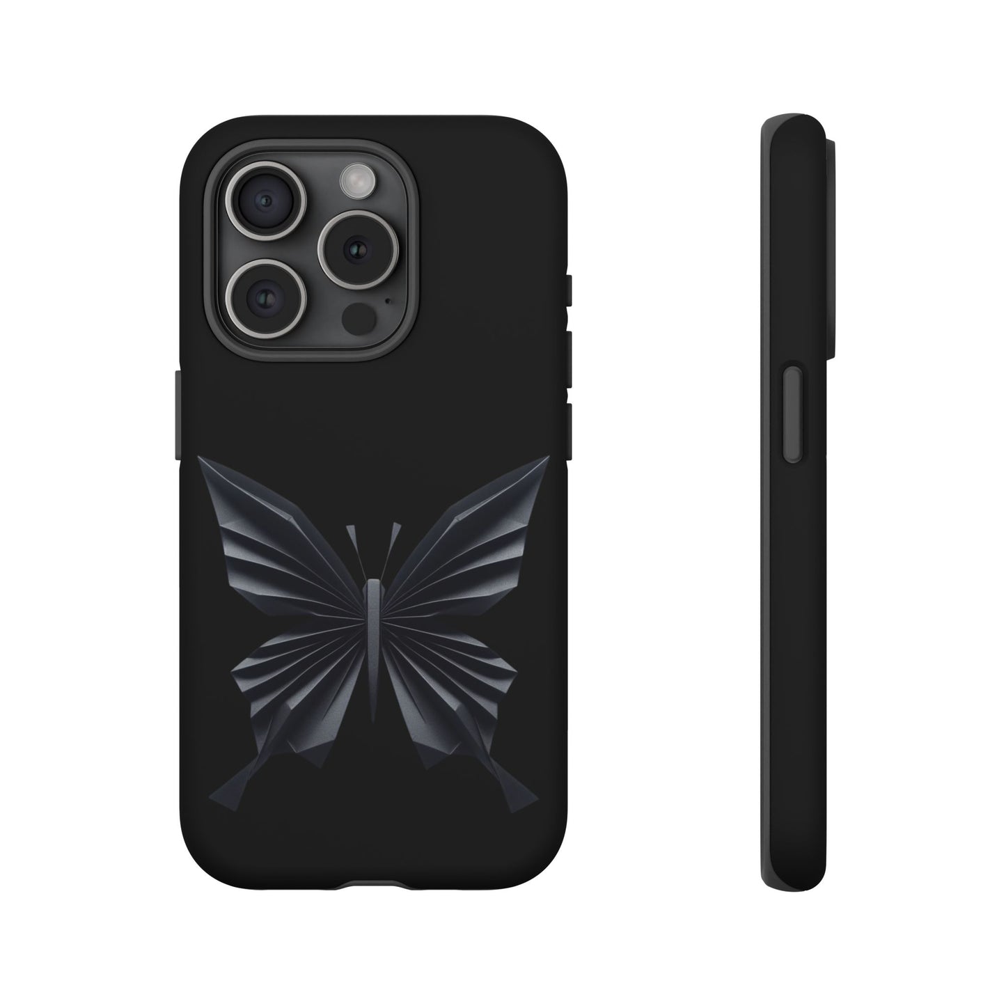 Origami Black Butterfly Tough Cases iPhone/Google/Samsung