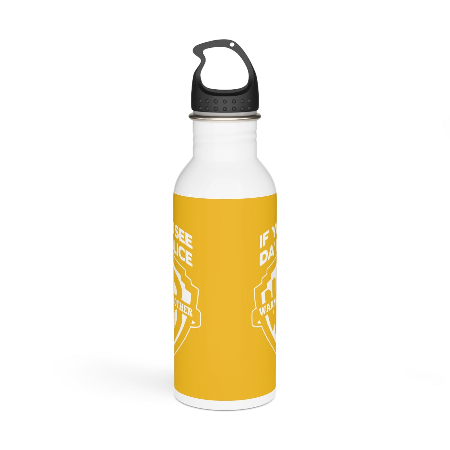 Warn A Brother Stylish Stainless Steel Water Bottle - Eco-Friendly, Durable, Perfect for On-the-Go - Yellow