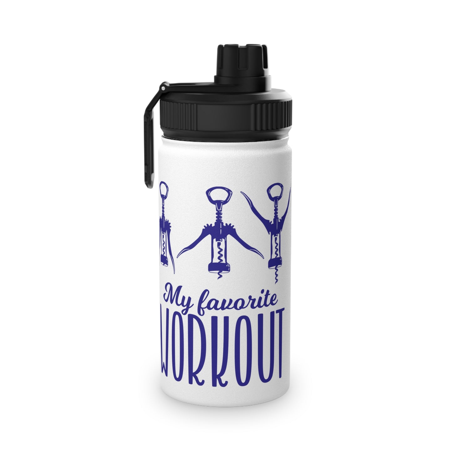 My Favourite Workout Stainless Steel Sports Water Bottle - 3 sizes