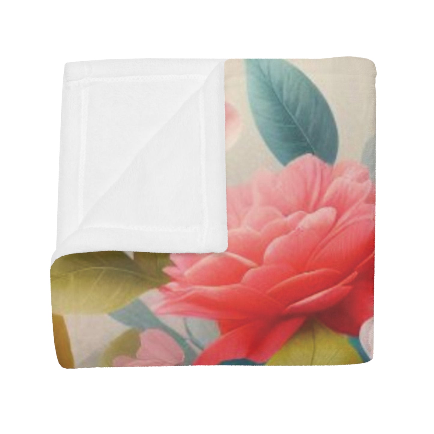 Camelia #1 Plush Fleece Blanket