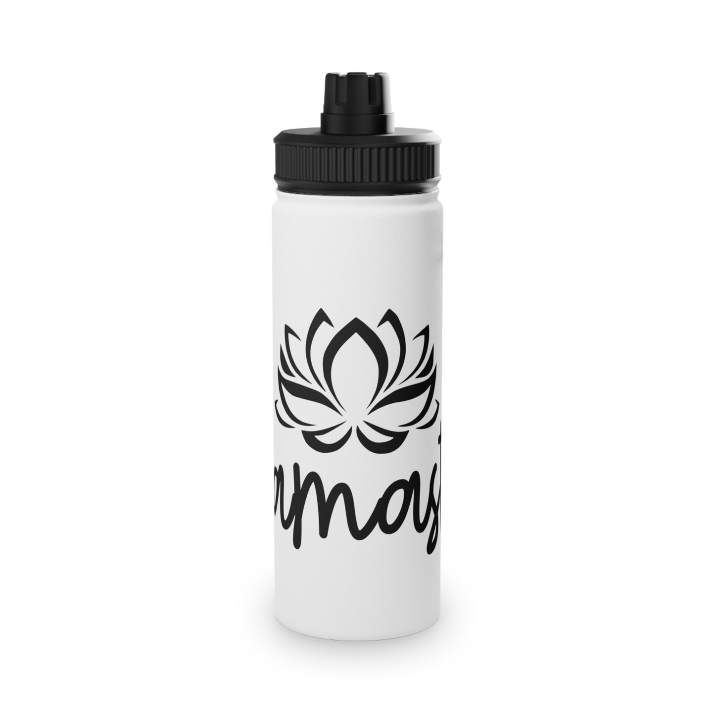 Namaste Lotus Flower Stainless Steel Water Bottle - # Sizes