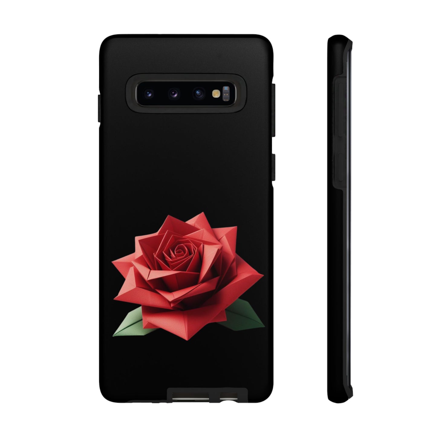 Origami Red Rose Tough Cases iPhone/Google/Samsung