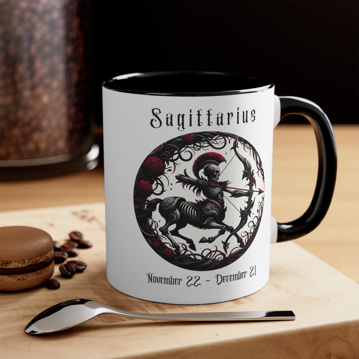 Gothic Sagittarius Colorful Accent Mugs, 11oz