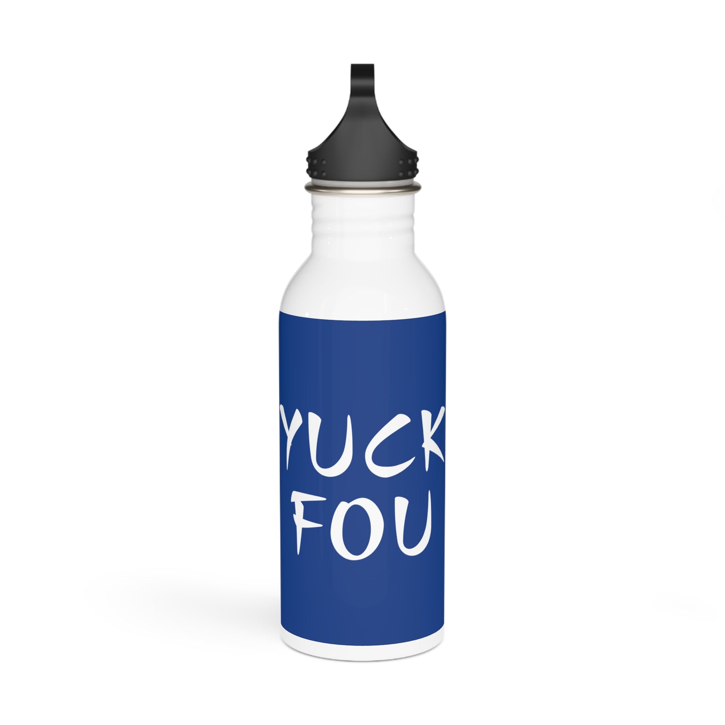 Yuck Fou Stylish Stainless Steel Water Bottle - Eco-Friendly, Durable, Perfect for On-the-Go - Navy