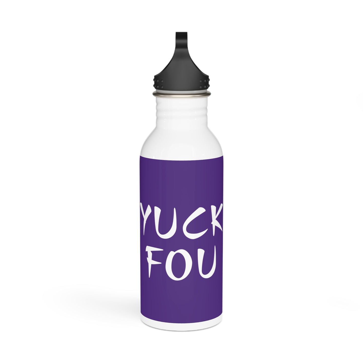 Yuck Fou Stylish Stainless Steel Water Bottle - Eco-Friendly, Durable, Perfect for On-the-Go - Purple