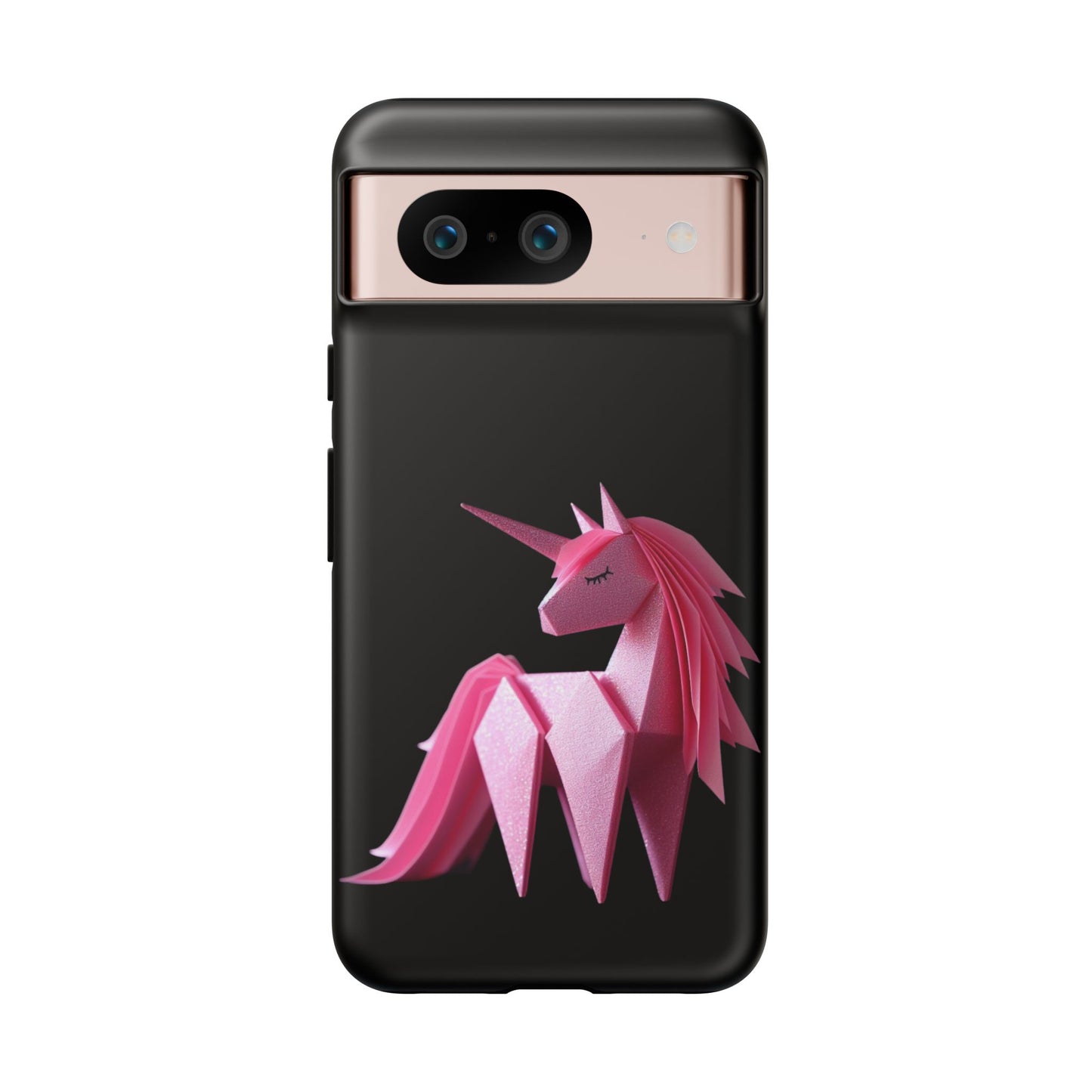 Origami Pink Unicorn Tough Cases iPhone/Google/Samsung