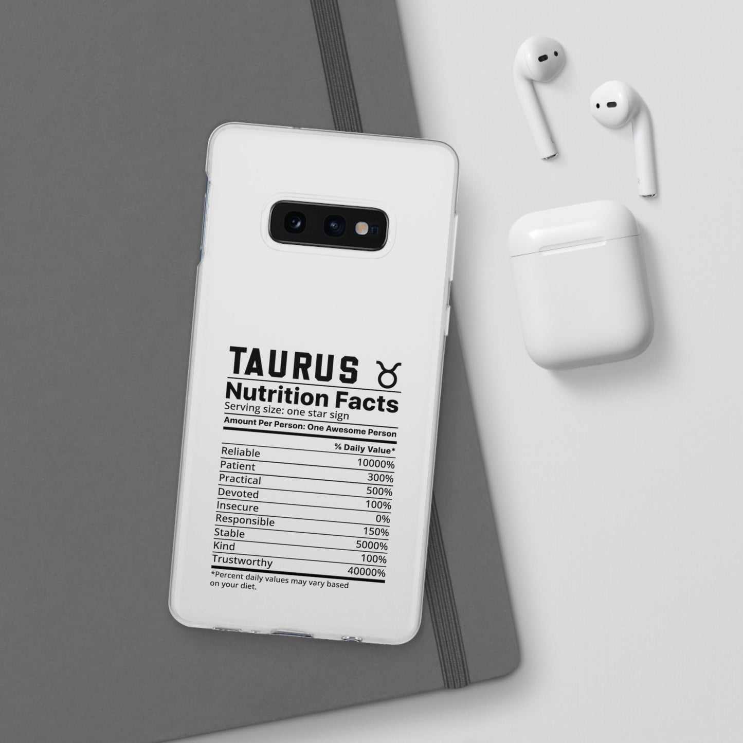 Taurus Nutrition Flexi Cases iPhone/Samsung with Gift Wrapping Option