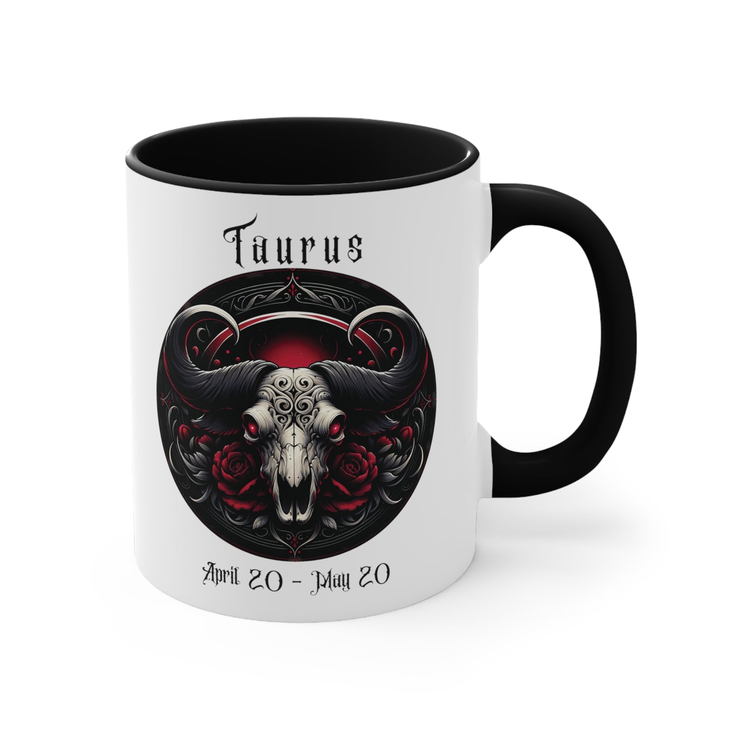 Gothic Taurus Colorful Accent Mugs, 11oz