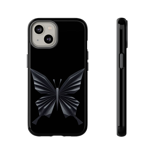 Origami Black Butterfly Tough Cases iPhone/Google/Samsung