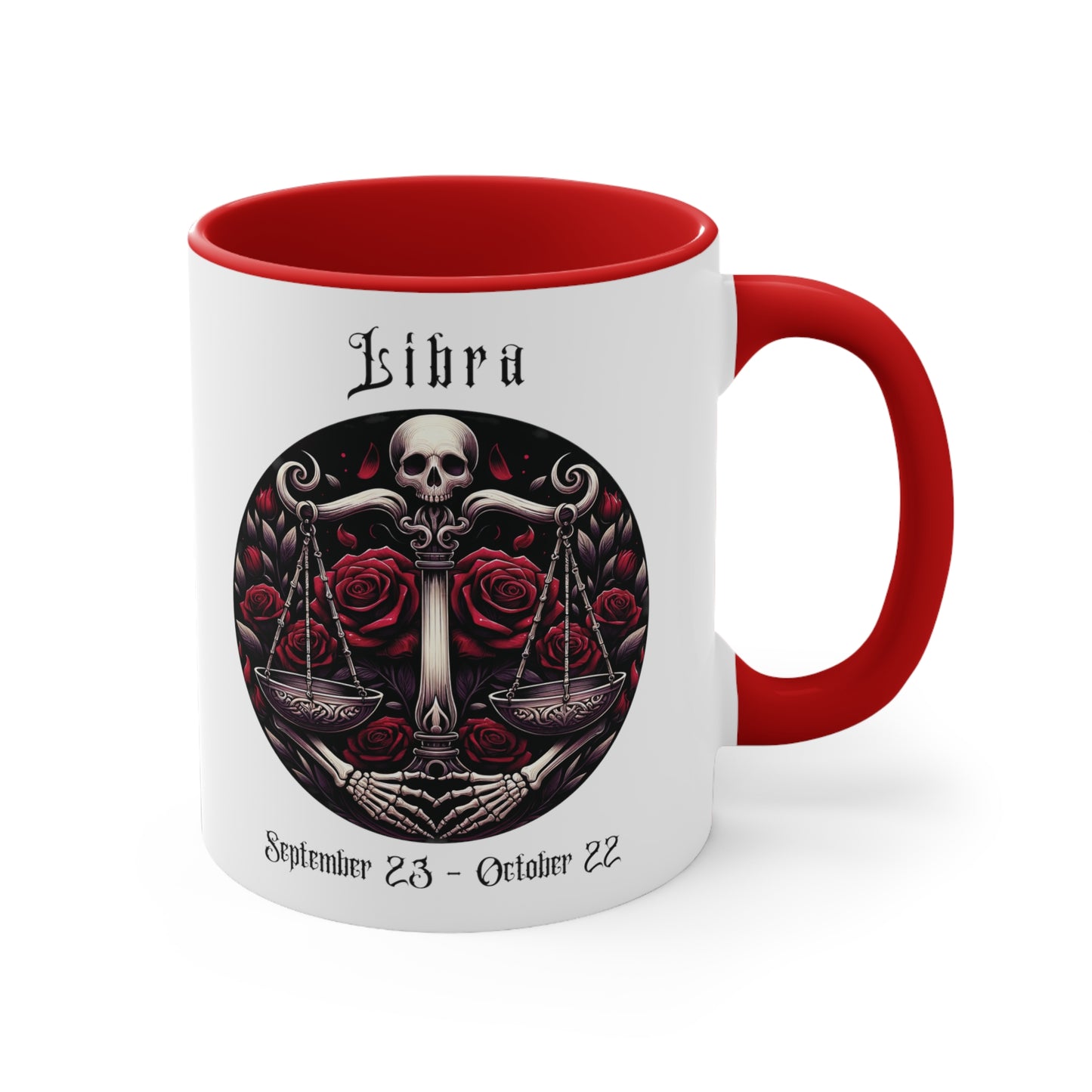 Gothic Libra Colorful Accent Mugs, 11oz