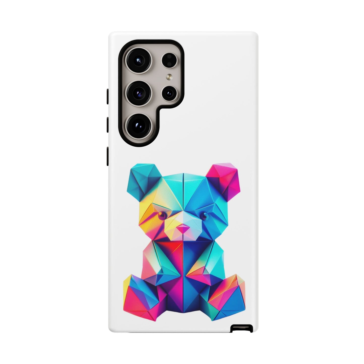 Origami Neon Teddy Tough Cases iPhone/Google/Samsung