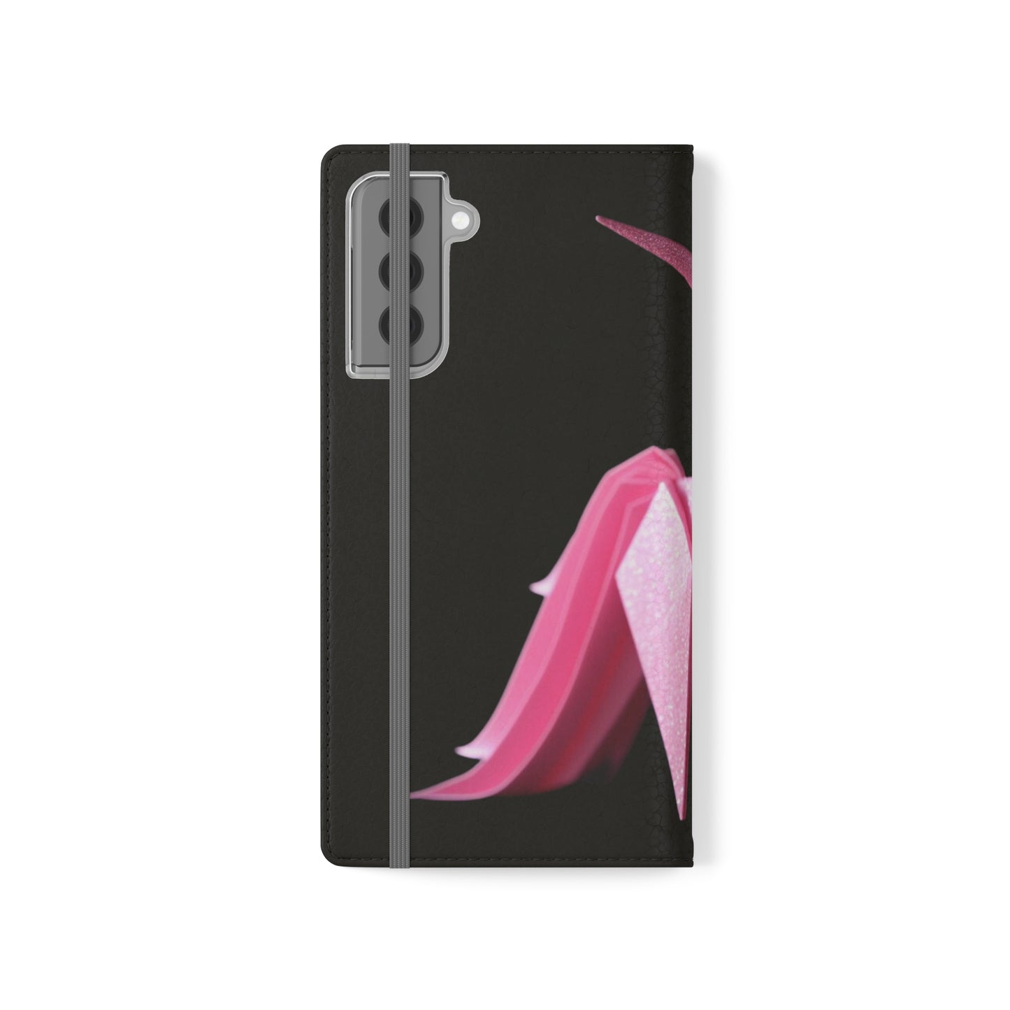 Origami Pink Unicorn Flip Cases iPhone/Samsung