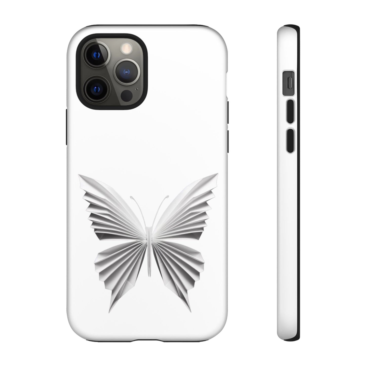 Origami White Butterfly Tough Cases iPhone/Google/Samsung