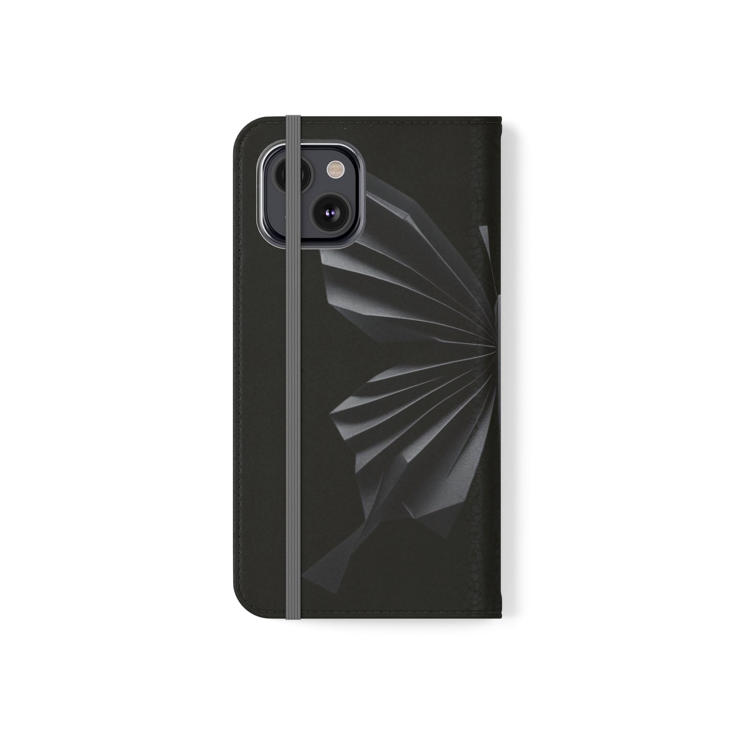 Origami Black Butterfly Flip Cases iPhone/Samsung