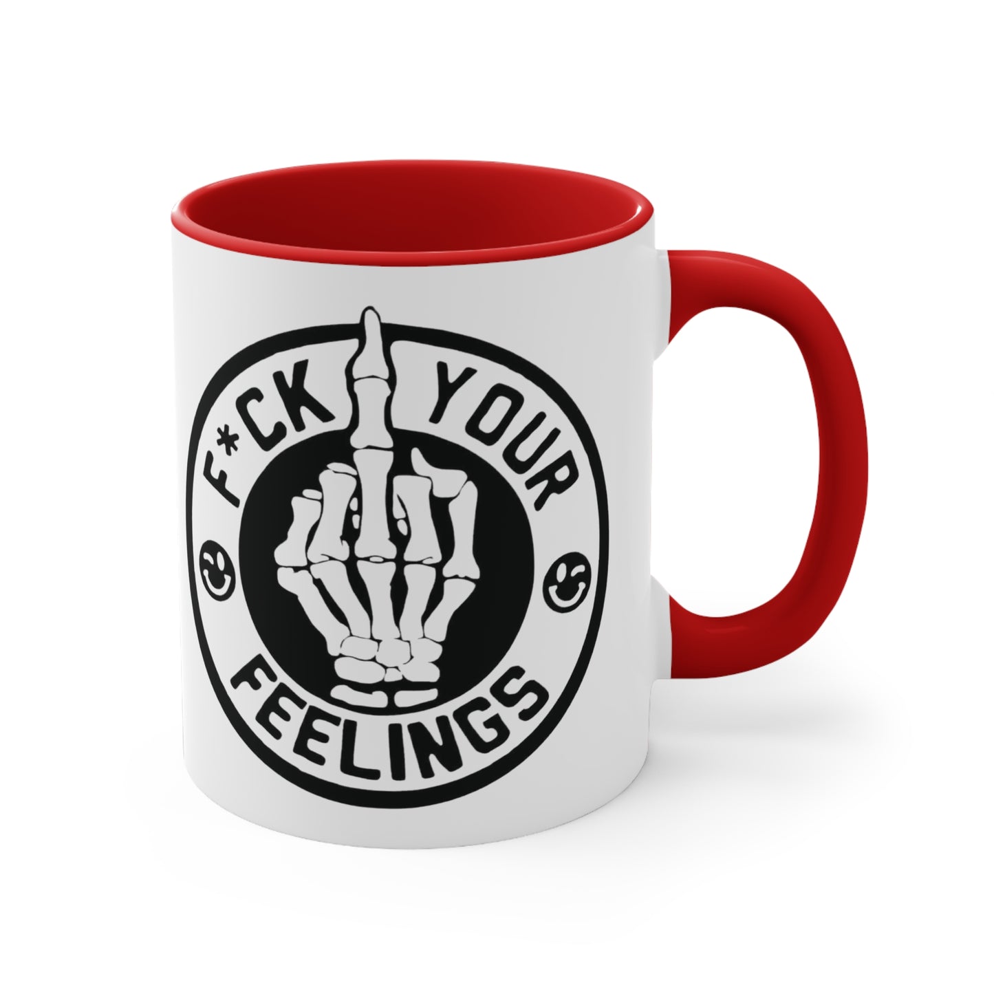 F*ck Your Feelings Colorful Accent Mug 11oz - For Adults Only