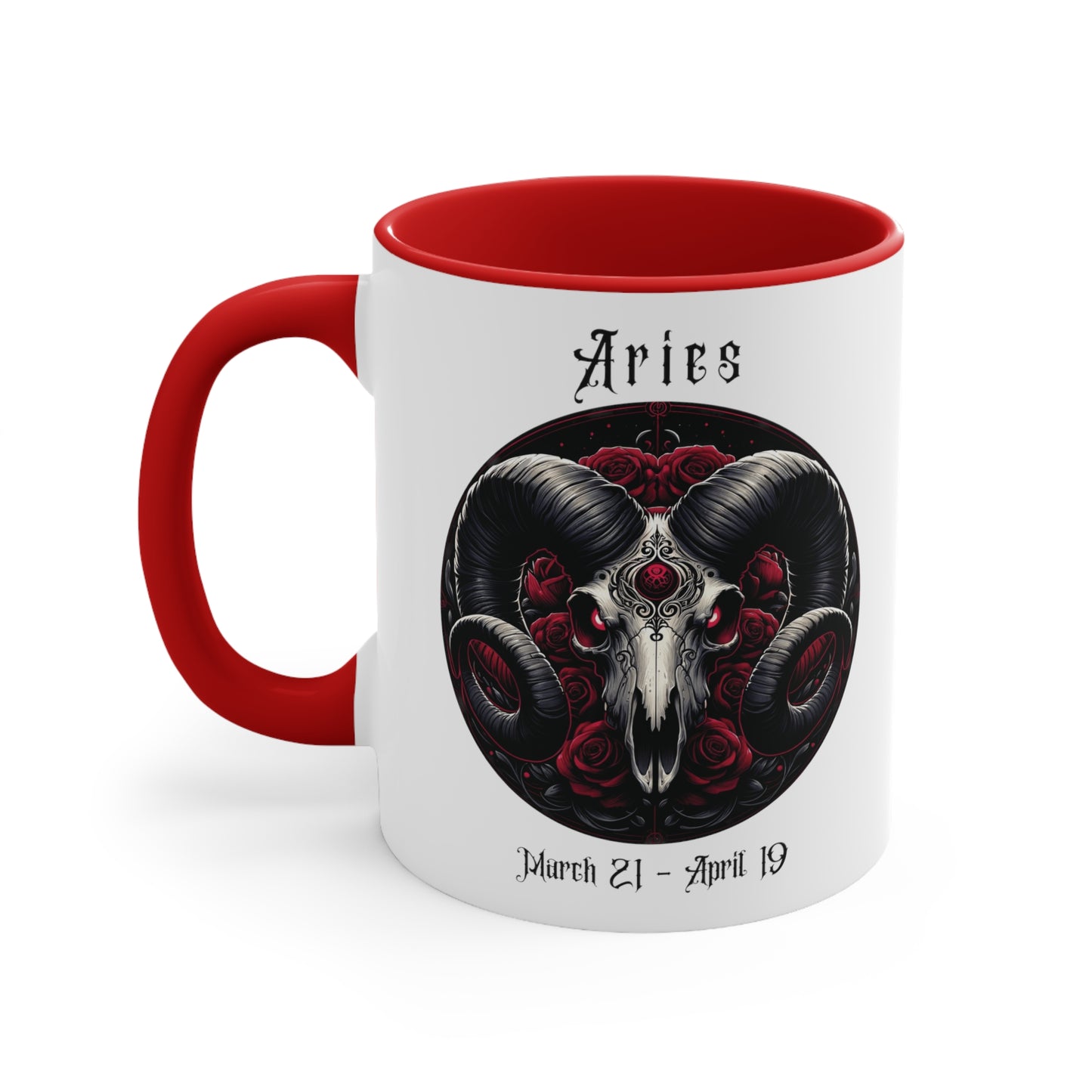 Gothic Aries Colorful Accent Mugs, 11oz