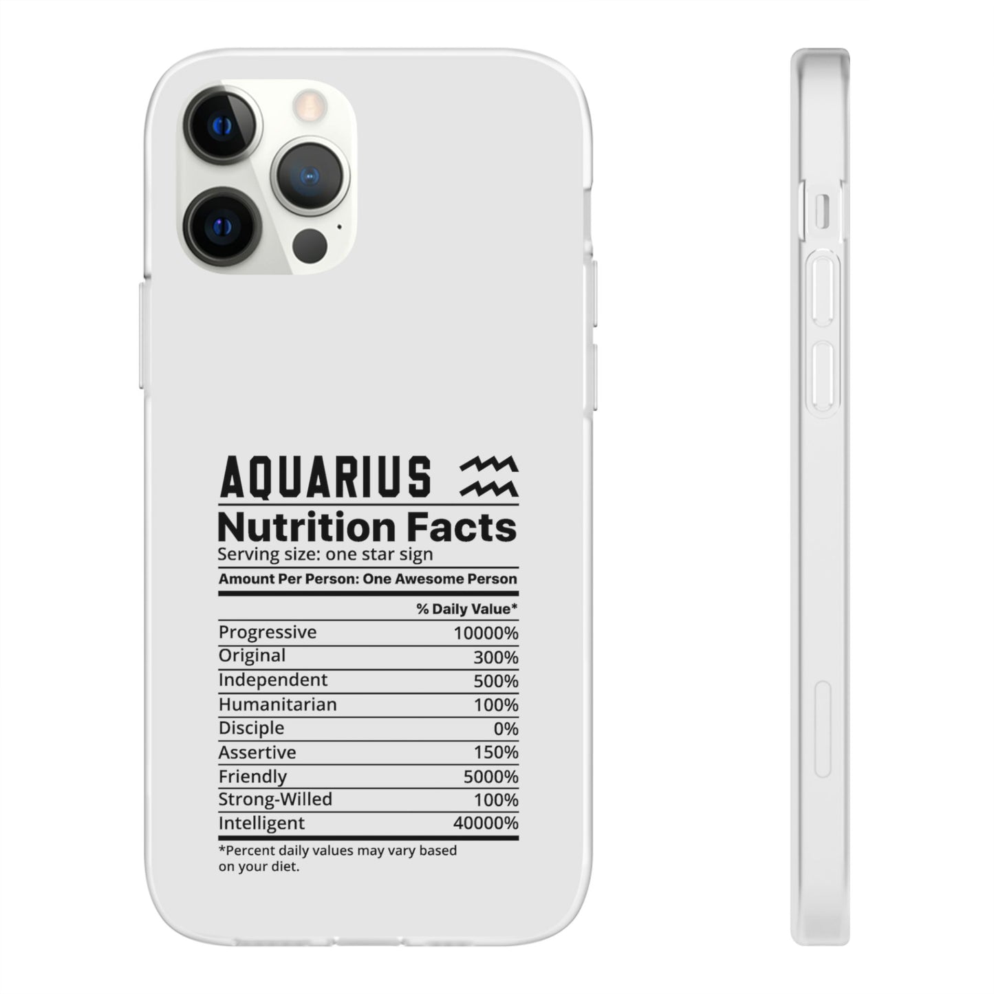 Aquarius Nutrition Flexi Cases iPhone/Samsung with Gift Wrapping Option