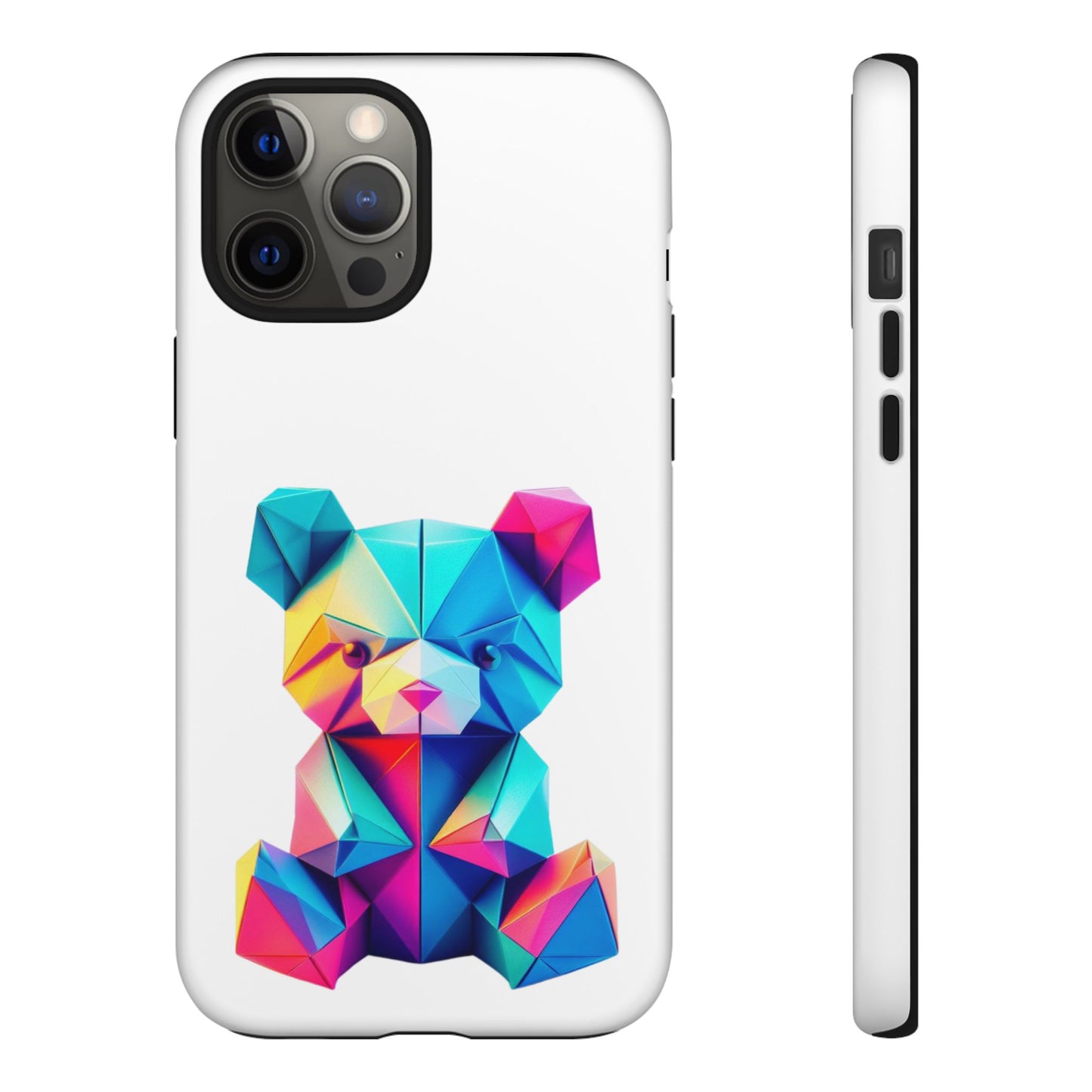 Origami Neon Teddy Tough Cases iPhone/Google/Samsung