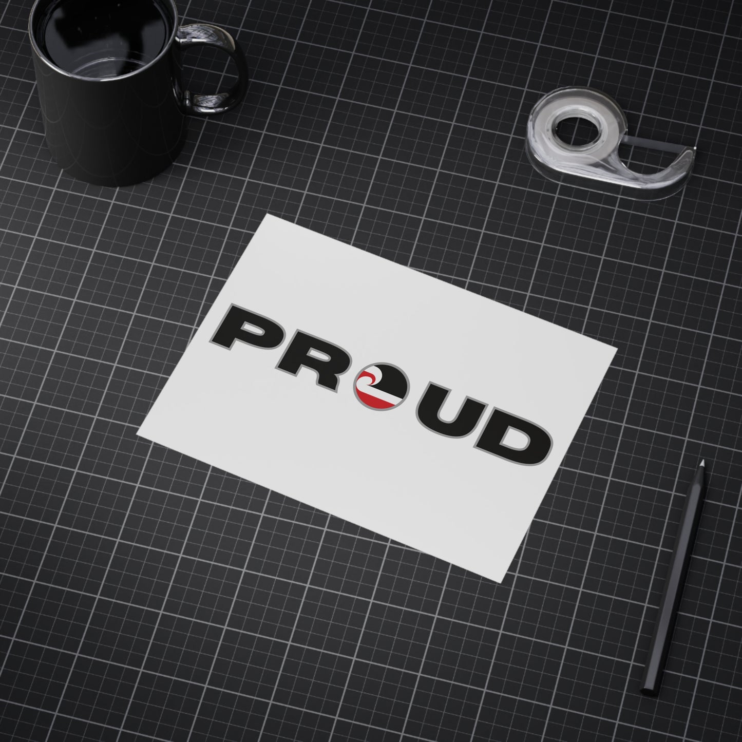 PROUD Unframed Prints - white