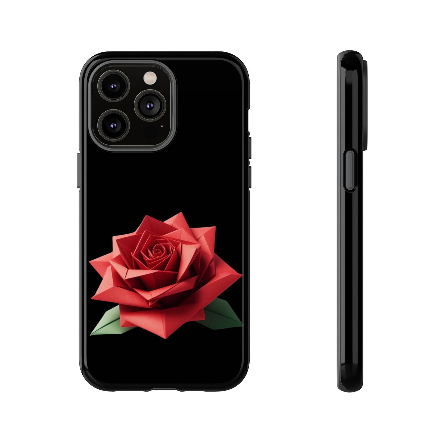 Origami Red Rose Tough Cases iPhone/Google/Samsung