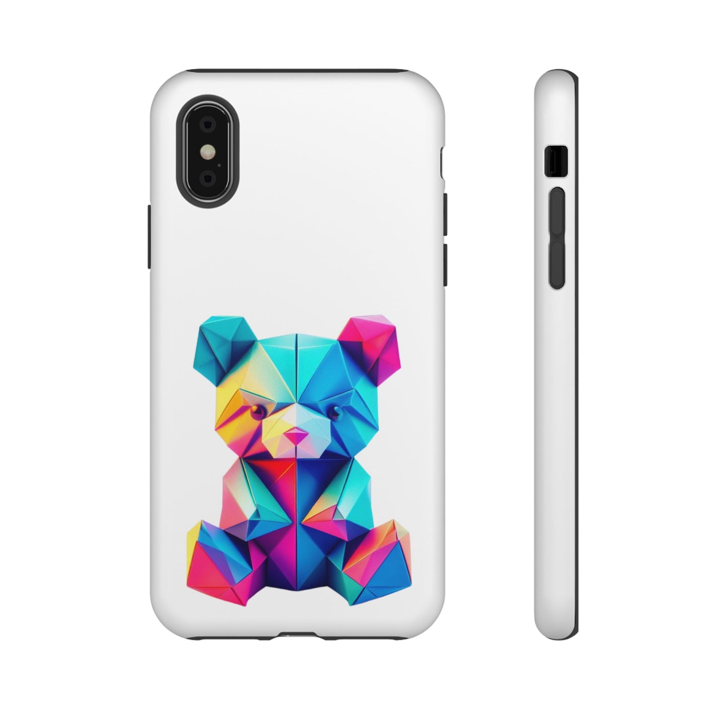 Origami Neon Teddy Tough Cases iPhone/Google/Samsung