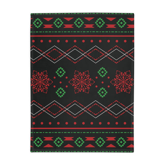 Ugly Christmas Sweater Plush Fleece Blanket #4