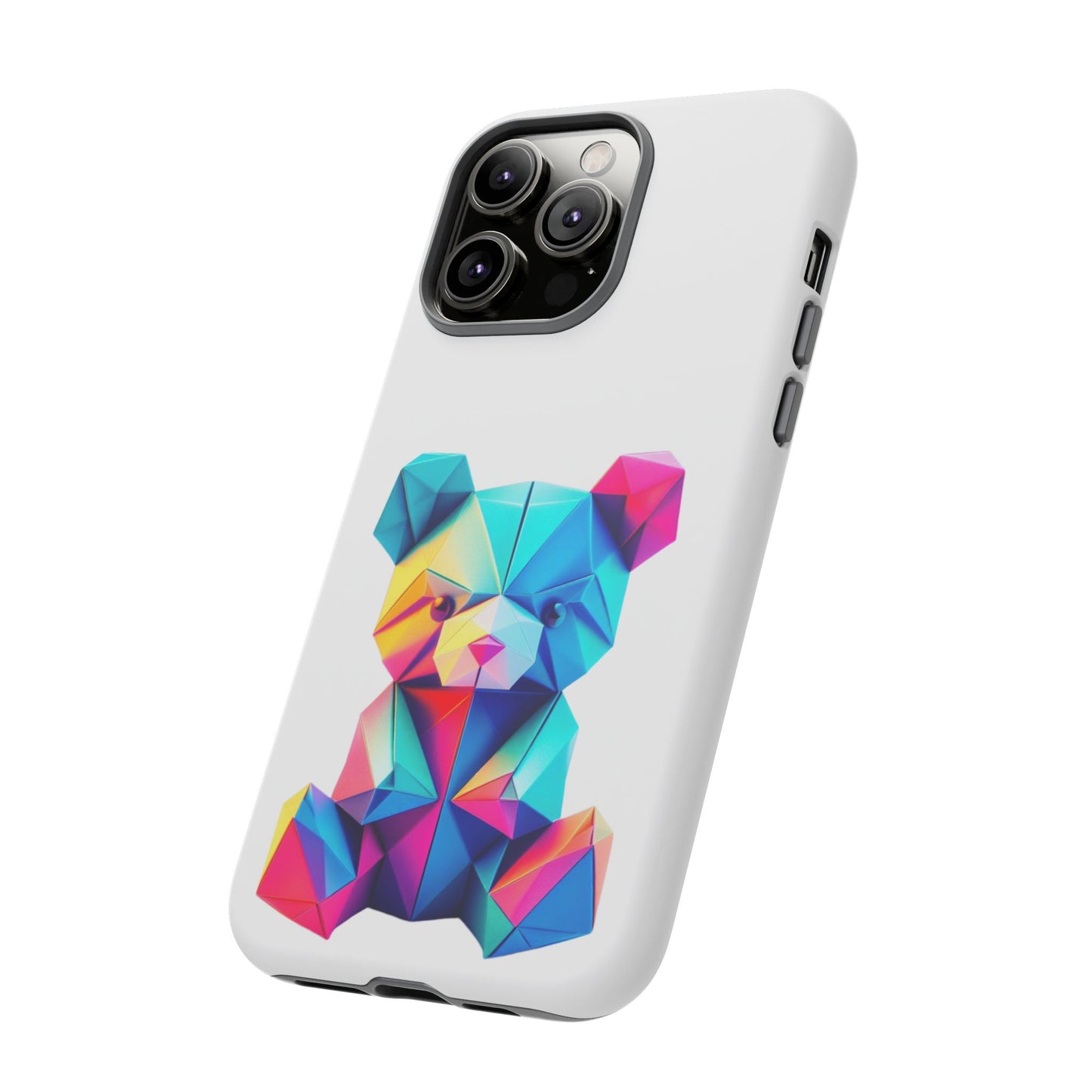 Origami Neon Teddy Tough Cases iPhone/Google/Samsung