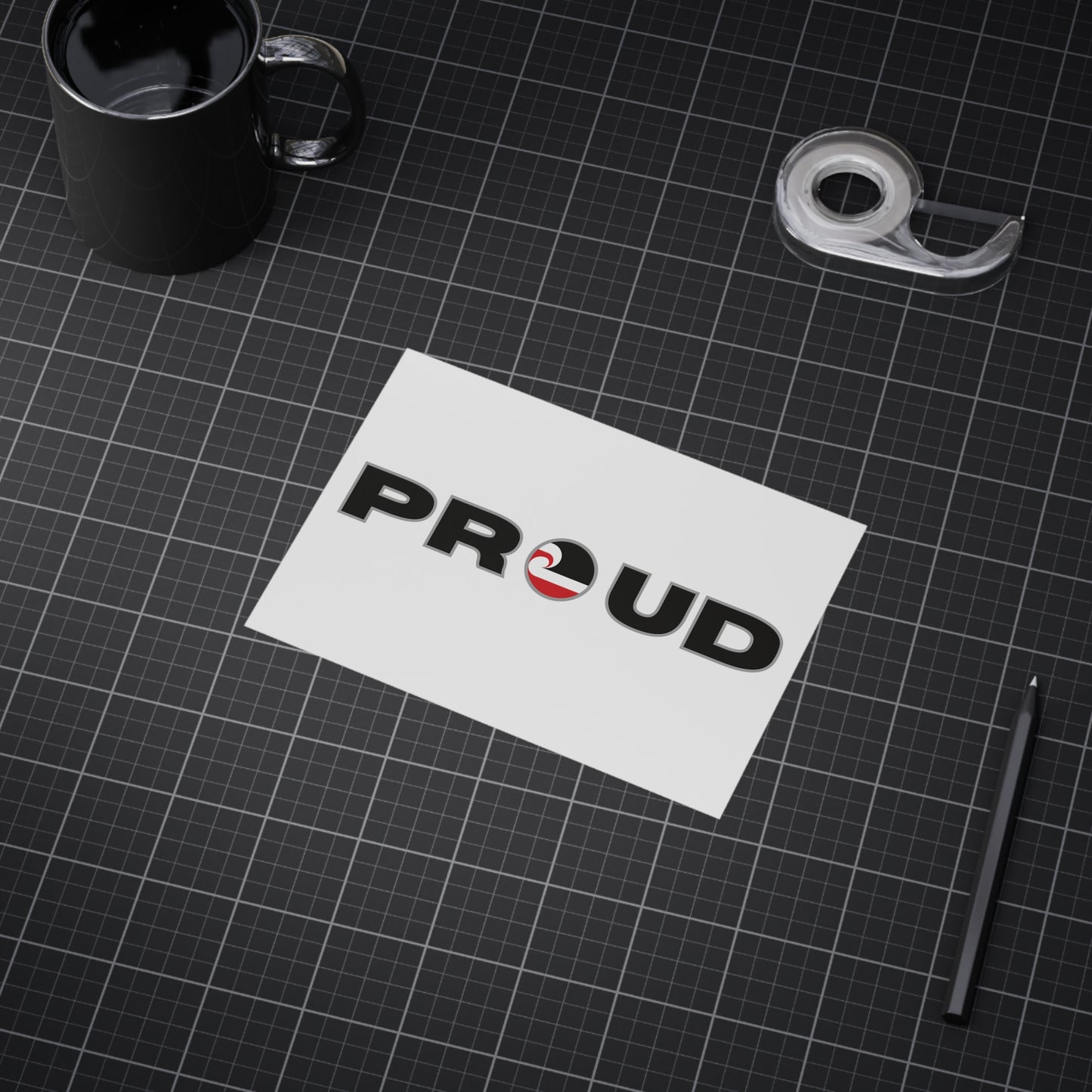 PROUD Unframed Prints - white