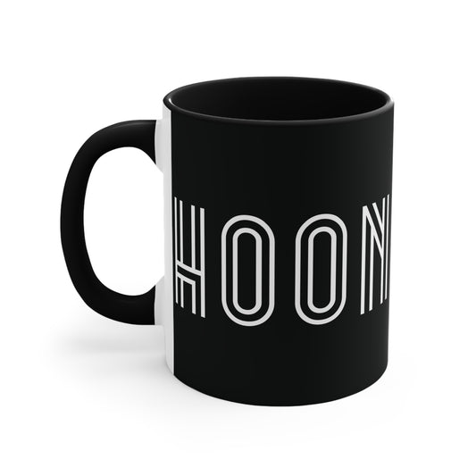 HOON Colorful Accent Mug 11oz - For Adults Only - Black