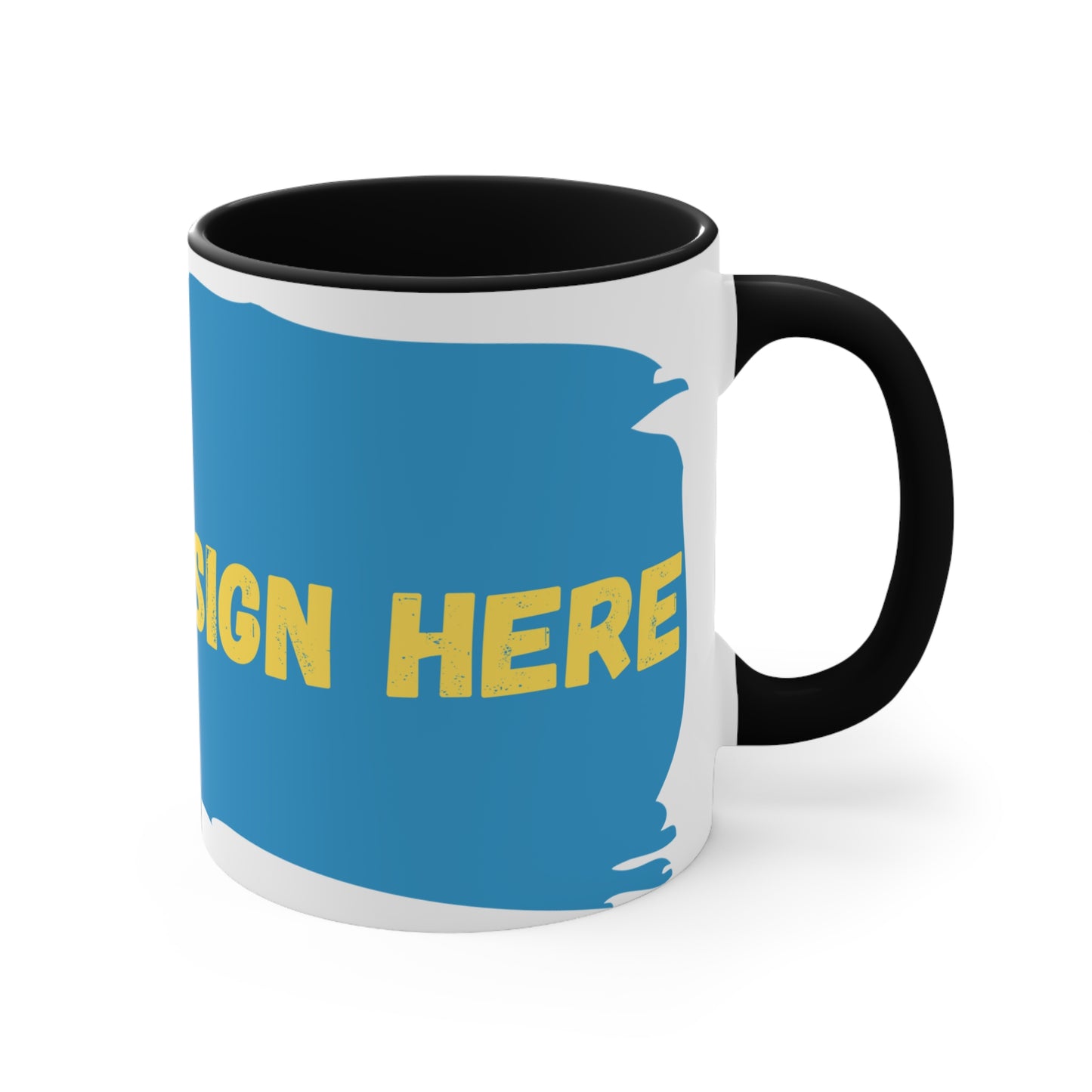 Customisable Colorful Accent Mugs, 11oz