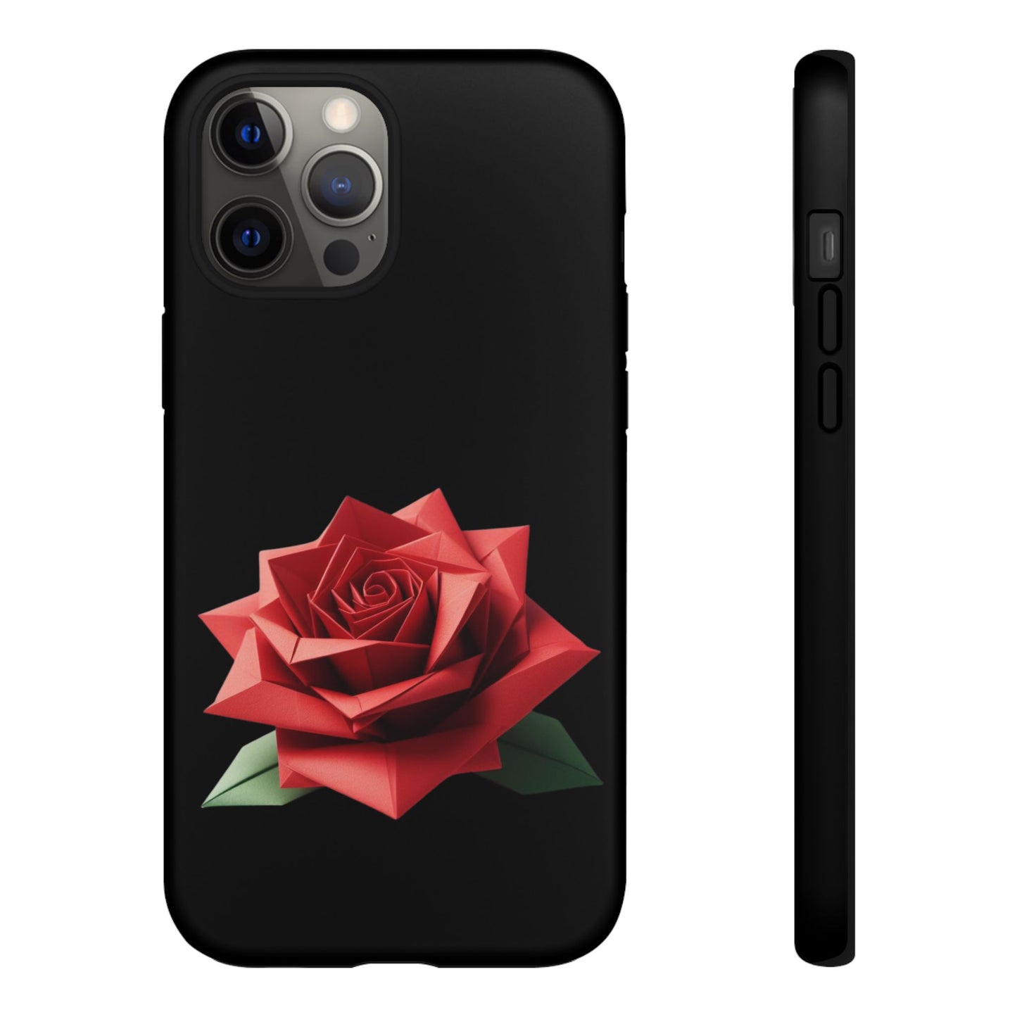 Origami Red Rose Tough Cases iPhone/Google/Samsung