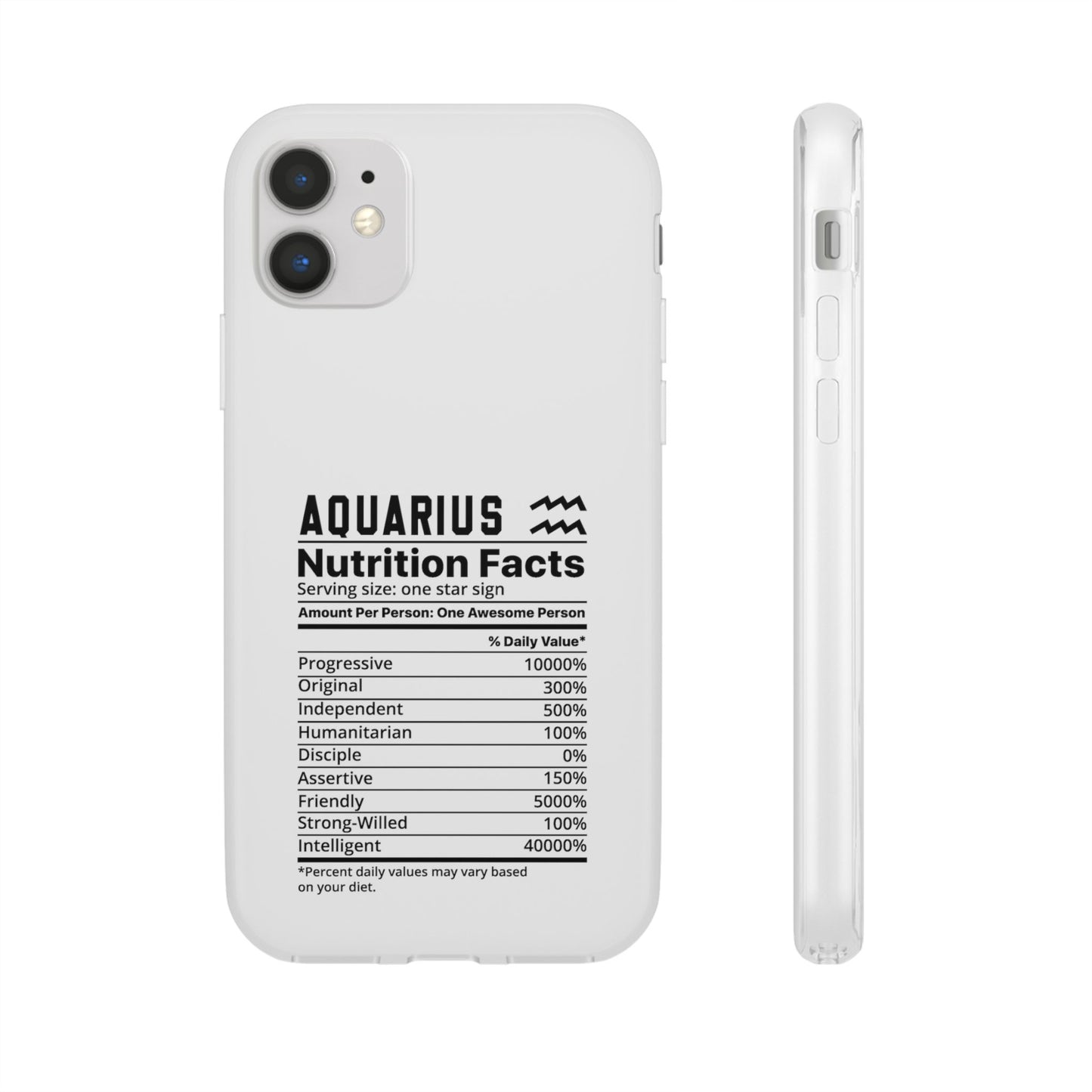 Aquarius Nutrition Flexi Cases iPhone/Samsung with Gift Wrapping Option