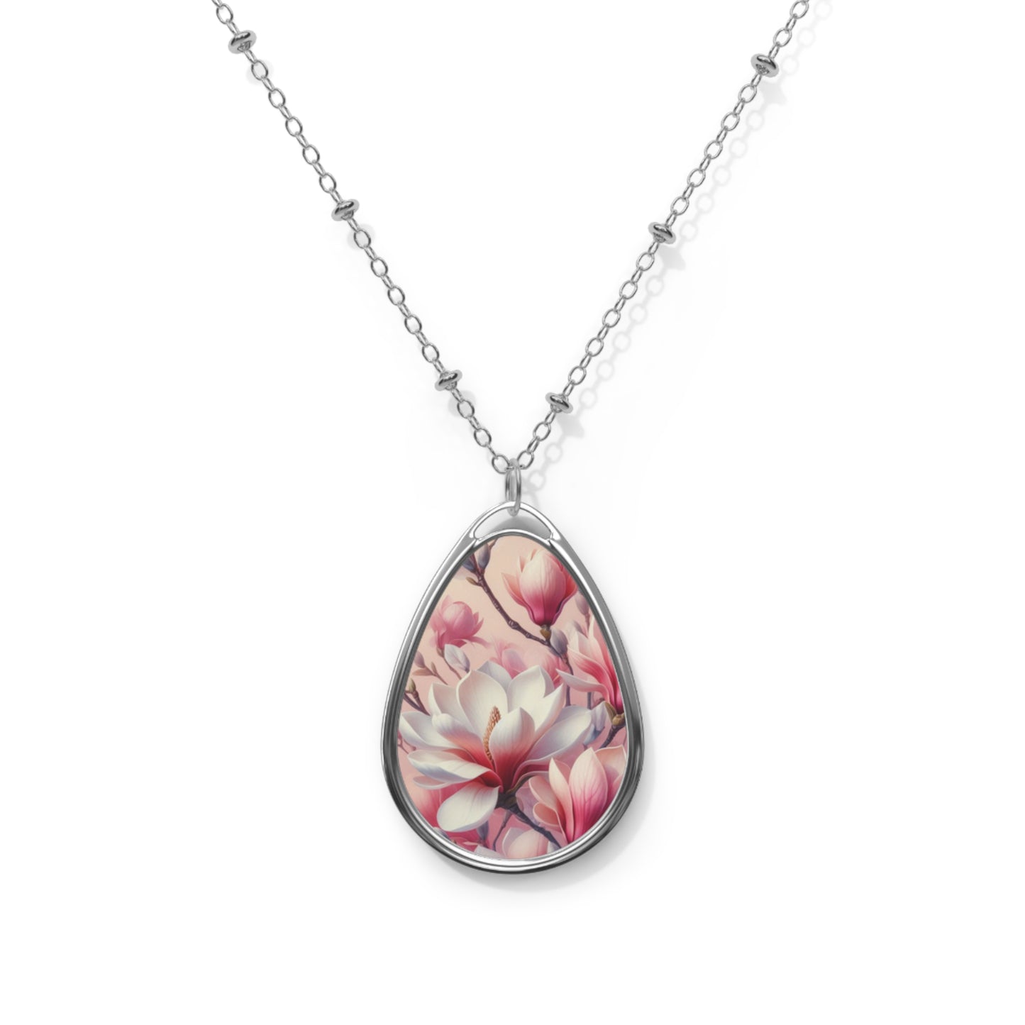 Magnolia Oval Necklace