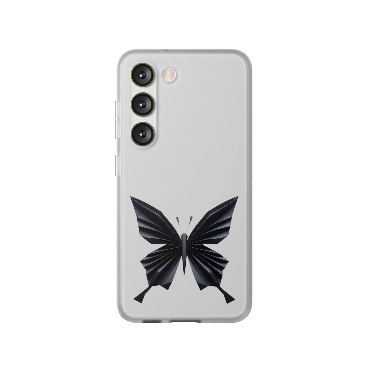 Origami Black Butterfly Flexi Cases