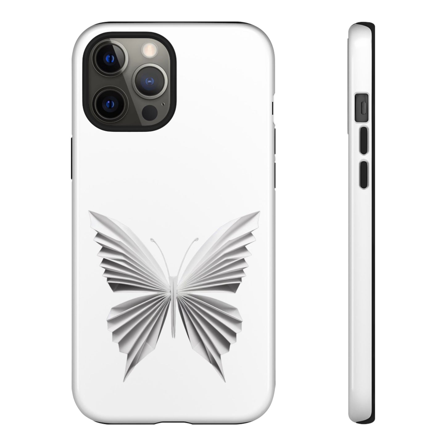 Origami White Butterfly Tough Cases iPhone/Google/Samsung