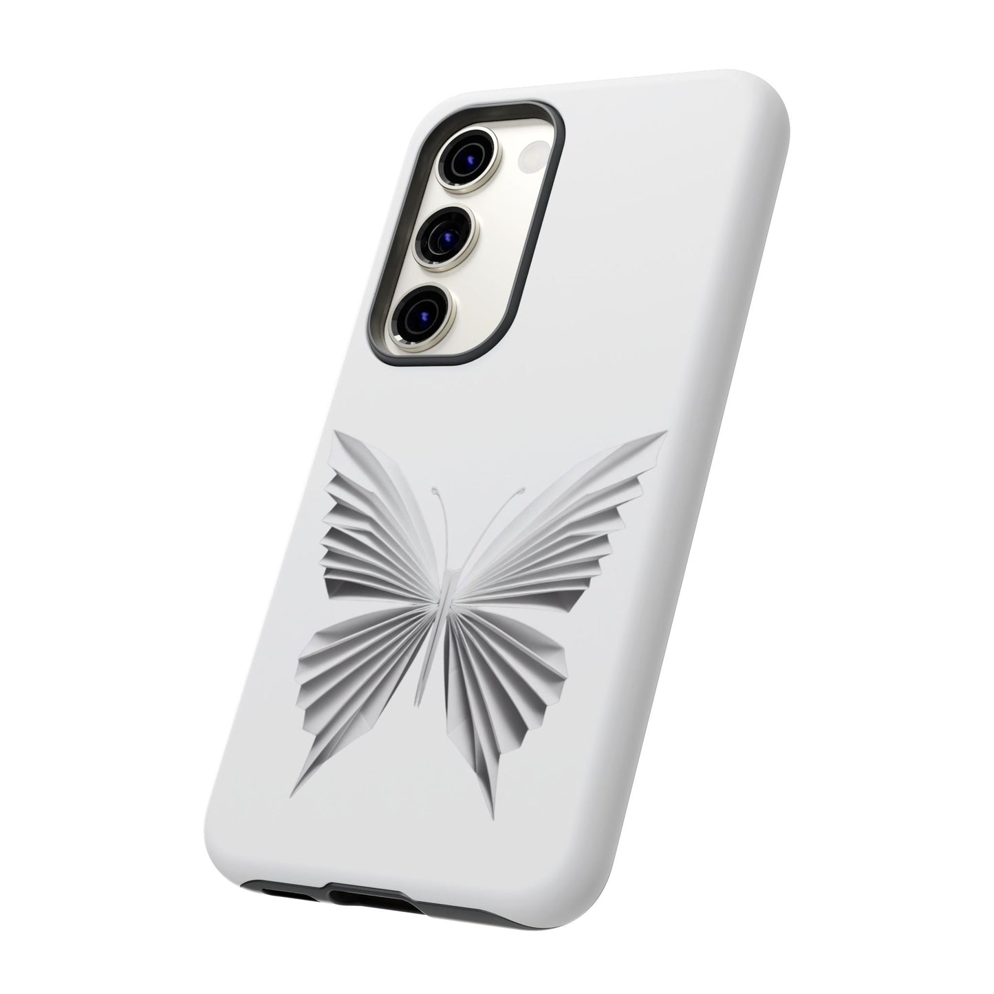 Origami White Butterfly Tough Cases iPhone/Google/Samsung