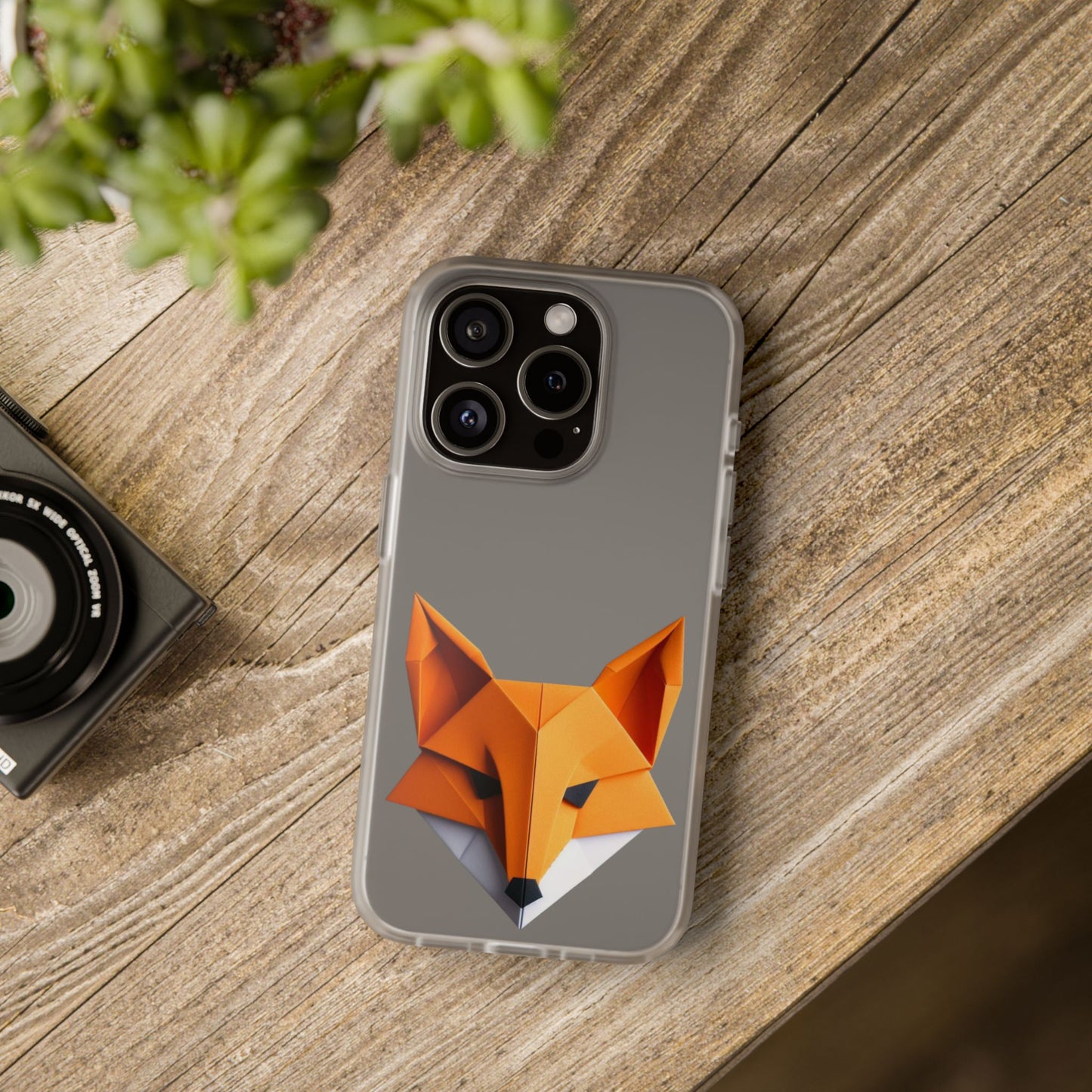 Origami Fox Flexi Cases