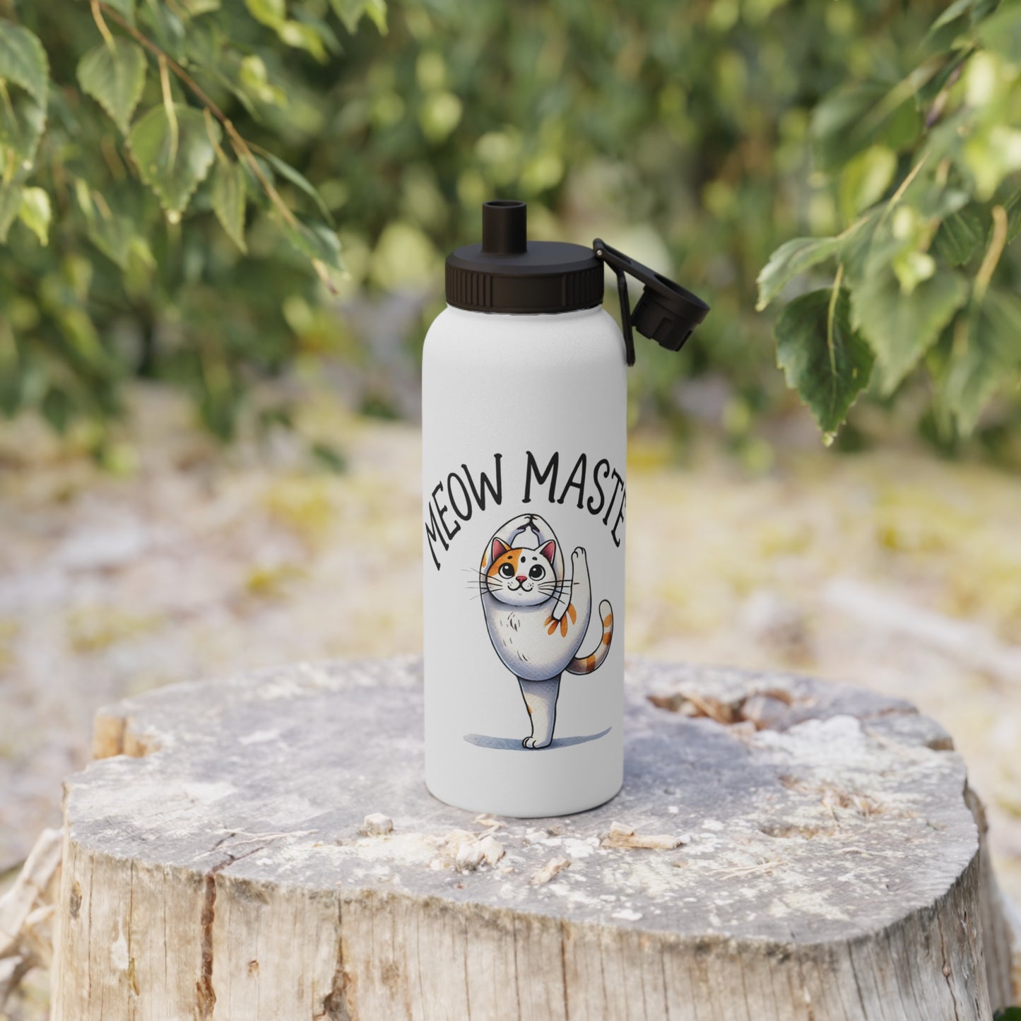 Meow Maste Stainless Steel Water Bottle - # Sizes