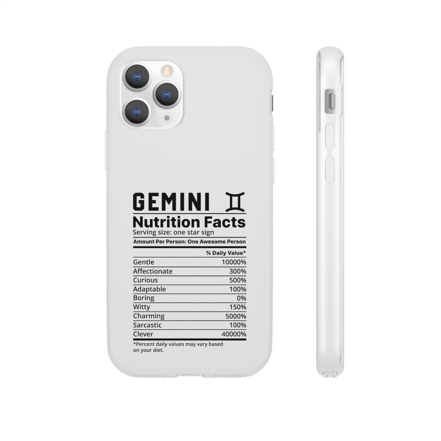 Gemini Nutrition Flexi Cases iPhone/Samsung with Gift Wrapping Option