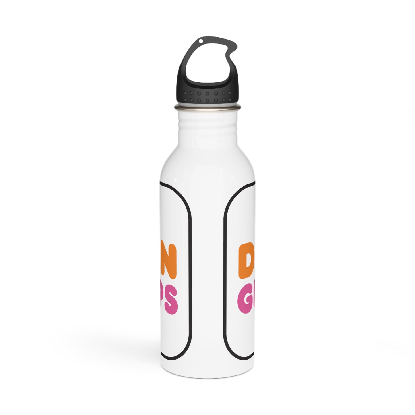 Drunken Grownups Stylish Stainless Steel Water Bottle - Eco-Friendly, Durable, Perfect for On-the-Go - White