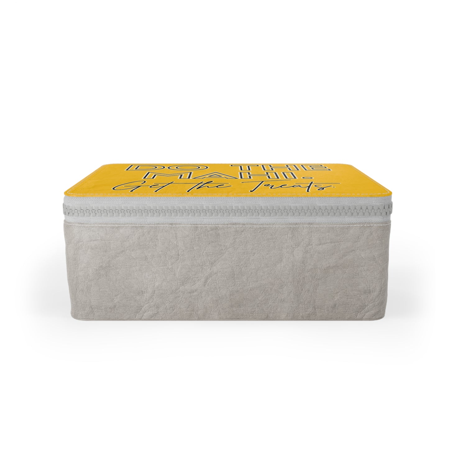 Do The Mahi. Get The Treats. Paper Lunch Bag - yellow